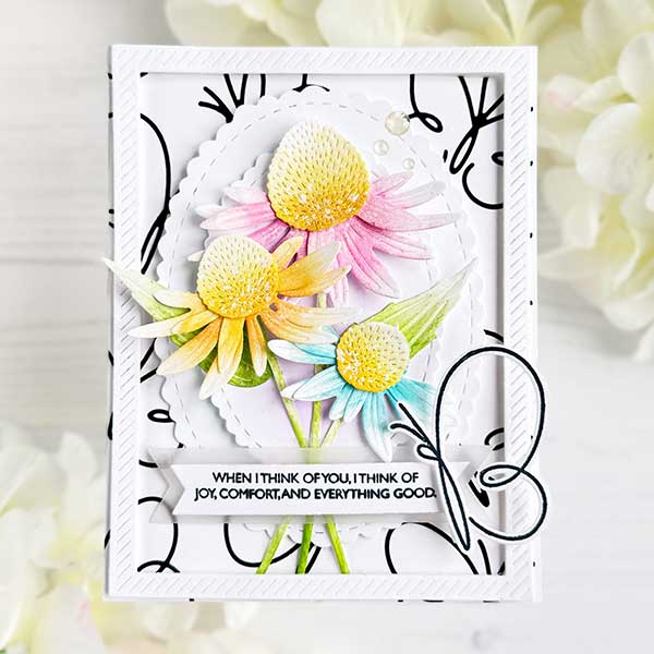 Papertrey Ink Winged Serenity Stamp