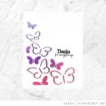 Papertrey Ink Elegant Edges: Butterflies Dies