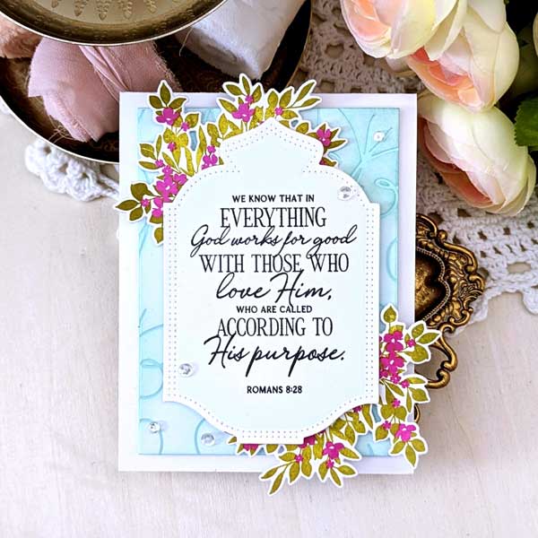 Papertrey Ink Reflections: Romans 8 Stamp