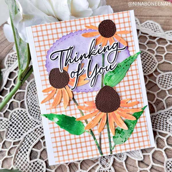Papertrey Ink This is Big Sentiments: Thinking of You Stamp
