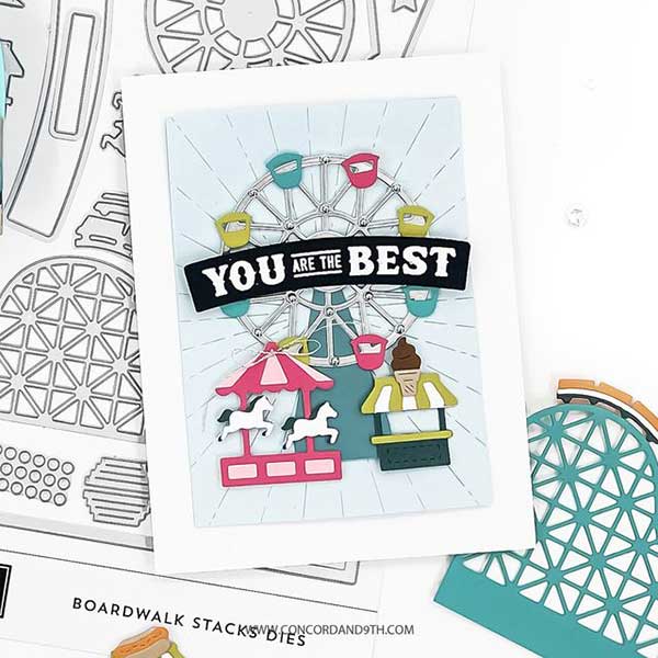 Concord &amp; 9th Boardwalk Stacks Stamp Set