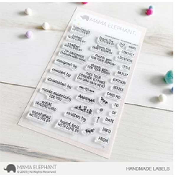 Mama Elephant Handmade Labels Stamp Set