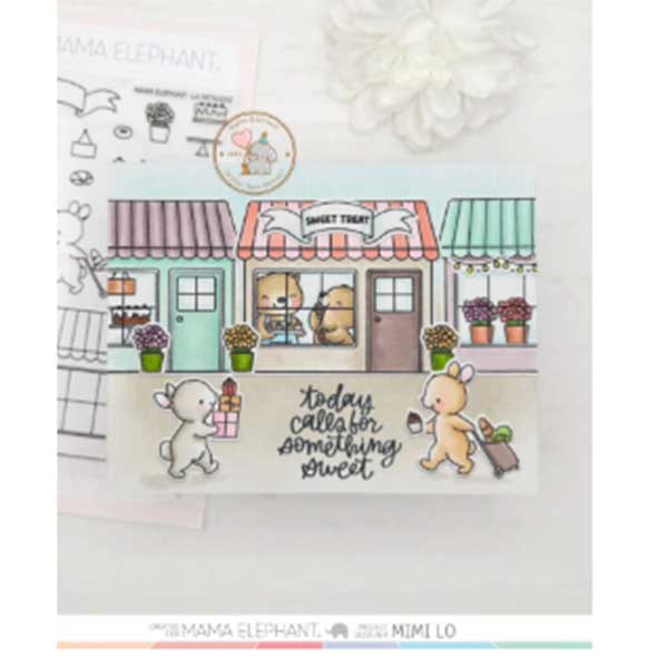 Mama Elephant La Patisserie Stamp Set