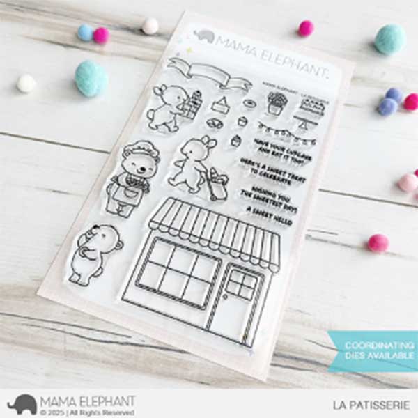 Mama Elephant La Patisserie Stamp Set