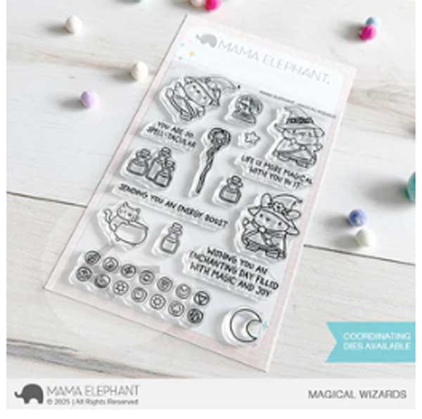 Mama Elephant Magical Wizards Stamp Set
