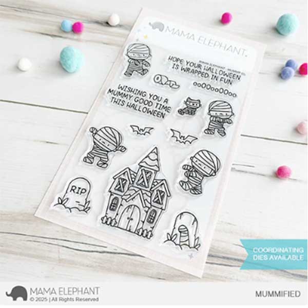 Mama Elephant Mummified Stamp Set