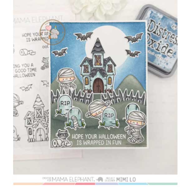 Mama Elephant Mummified Stamp Set