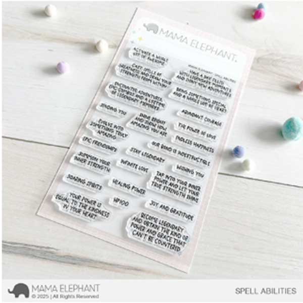 Mama Elephant Spell Abilities Stamp Set
