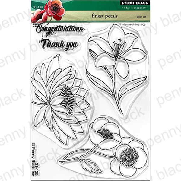 Penny Black Finest Petals Stamp Set