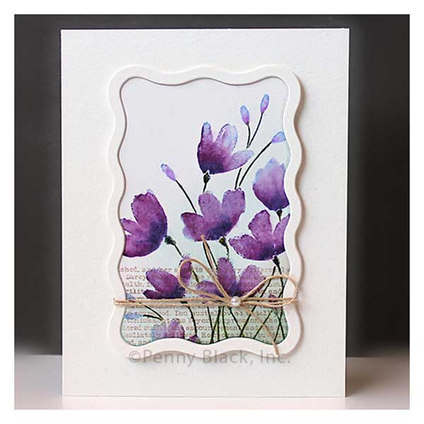 Penny Black Flourishing Stamp