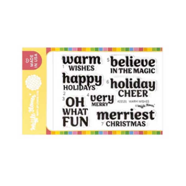 Waffle Flower Warm Wishes Stamp