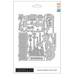 Concord & 9th Secret Garden Stacks Stamp Set