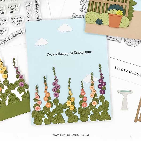 Concord &amp; 9th Secret Garden Stacks Stamp Set