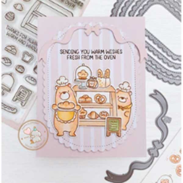 Mama Elephant Bakery Bears Stamp Set