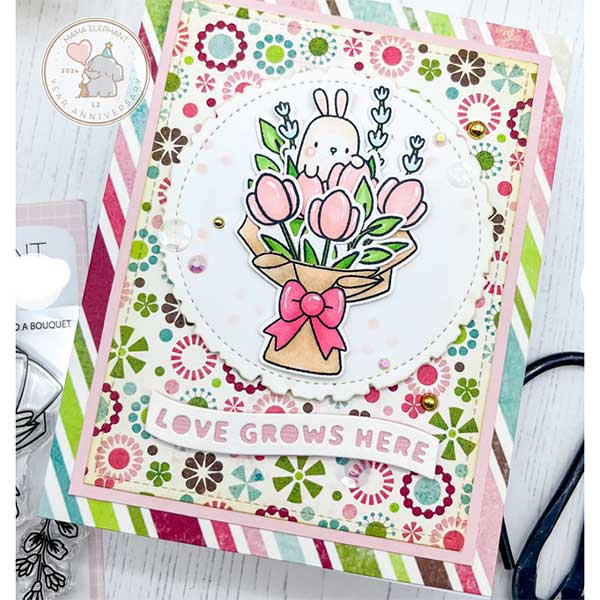 Mama Elephant Deckled Circle Creative Cuts