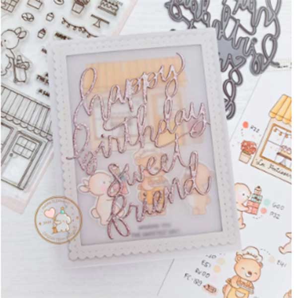 Mama Elephant HBD Sweet Friend Creative Cuts