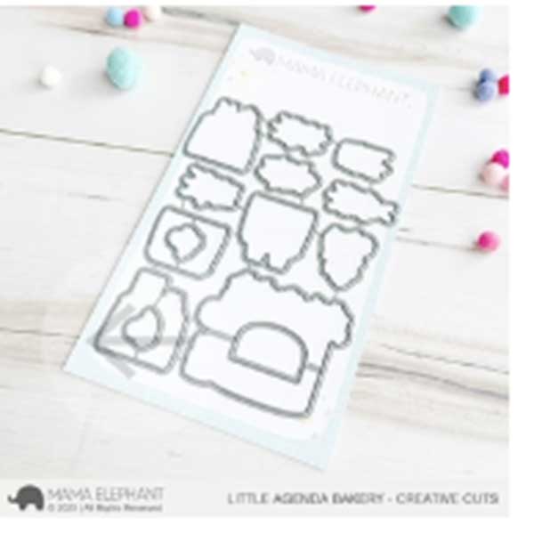 Mama Elephant Little Agenda Bakery Creative Cuts