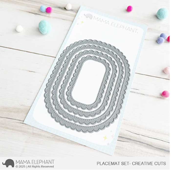 Mama Elephant Placemat Set Creative Cuts