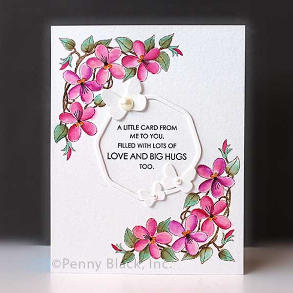 Penny Black Delicate Octagon Dies