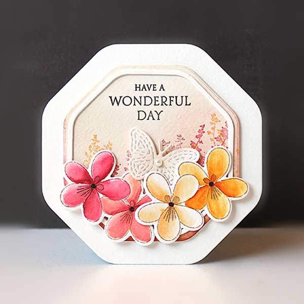 Penny Black Floral Vines Cut Out