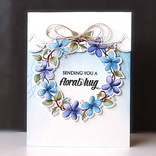 Penny Black Floral Vines Stamp Set