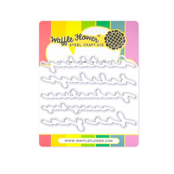 Waffle Flower Overlapping Happy Additions Die