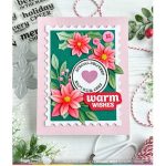 Waffle Flower Poinsettia Frame Die