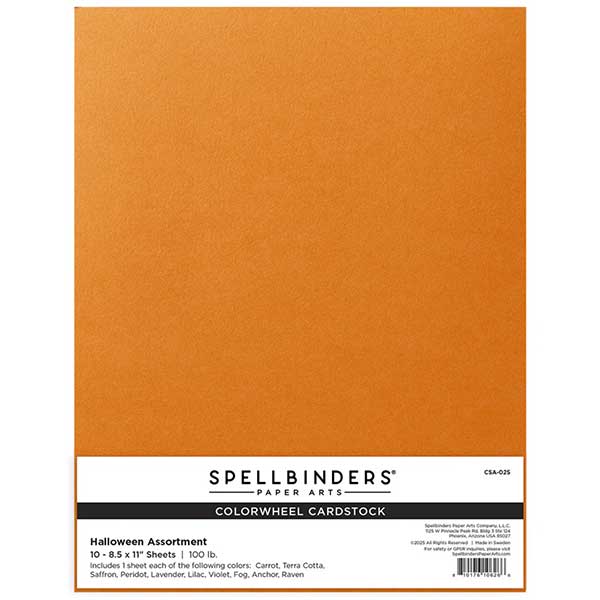 Spellbinders Halloween Assortment Colorwheel Cardstock