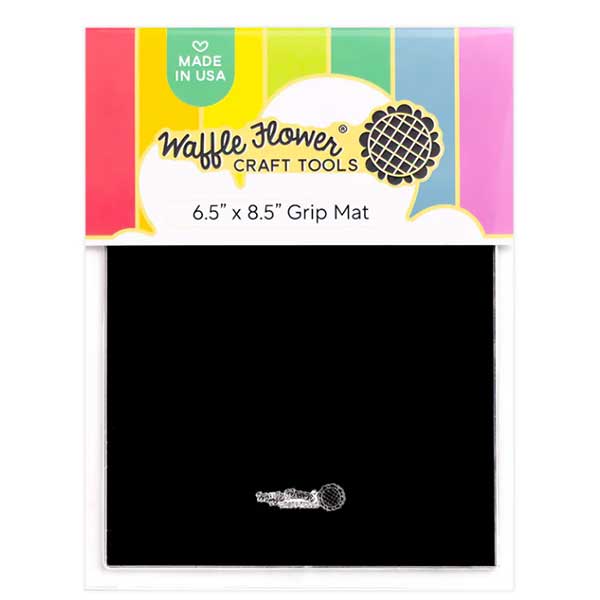 Waffle Flower 6.5x8.5 Grip Mat - Black