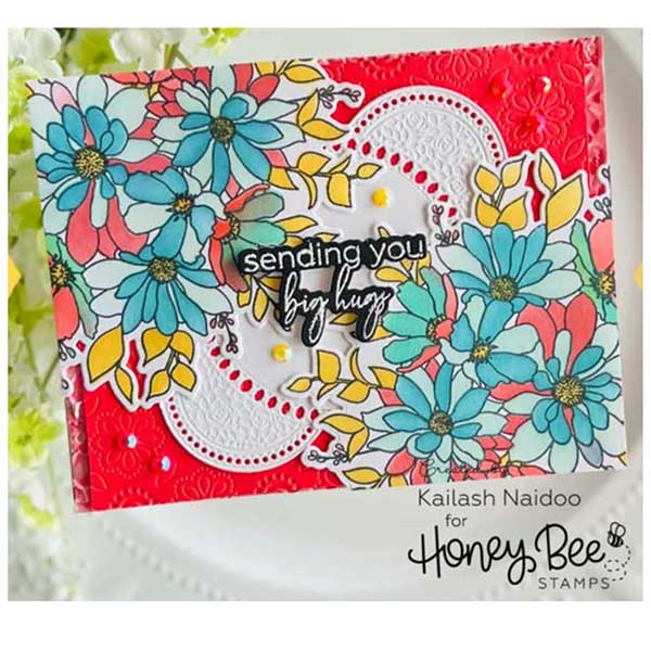 Honey Bee Stamps Daisy Layers Bouquet Honey Cuts