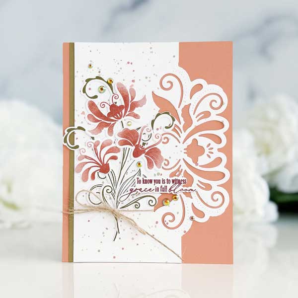 Papertrey Ink Elegant Edges: In Full Bloom Dies