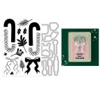 Hero Arts Candy Cane Swag Stamp & Cut Set