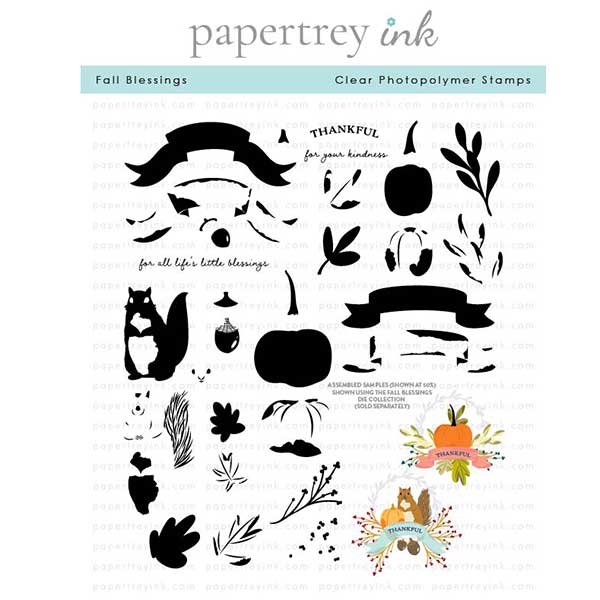 Papertrey Ink Fall Blessings Stamp