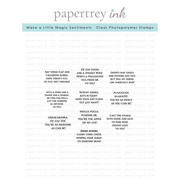 Papertrey Ink Make A Little Magic Sentiments Stamp