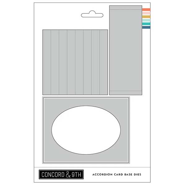 Concord &amp; 9th Accordion Card Base Dies