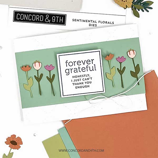 Concord &amp; 9th Sentimental Florals Dies