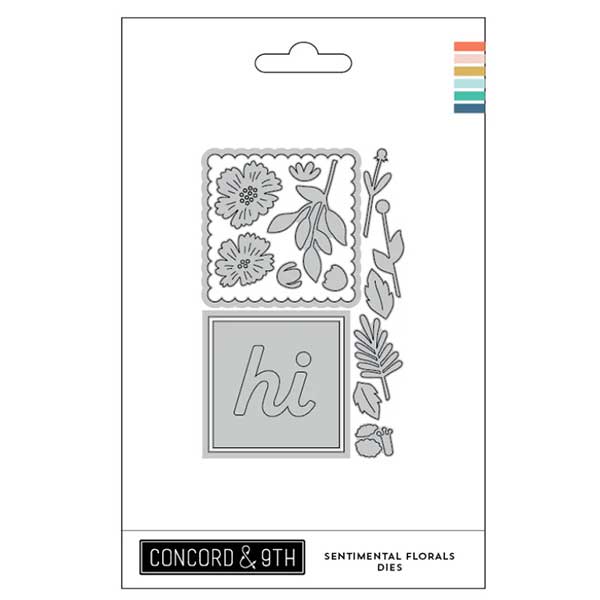 Concord &amp; 9th Sentimental Florals Dies