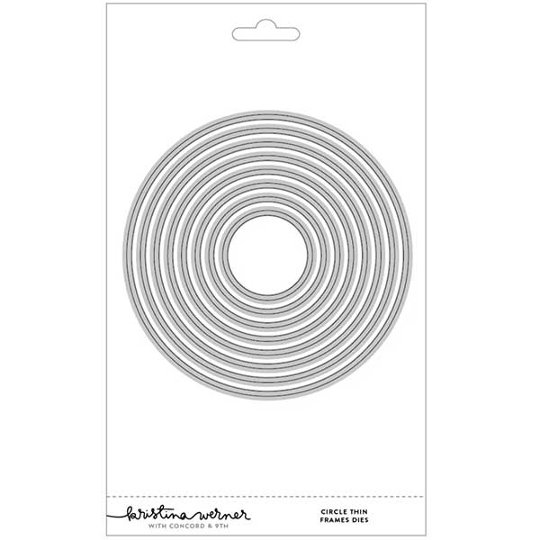 Concord &amp; 9th Kristina Werner Circle Thin Frames Dies