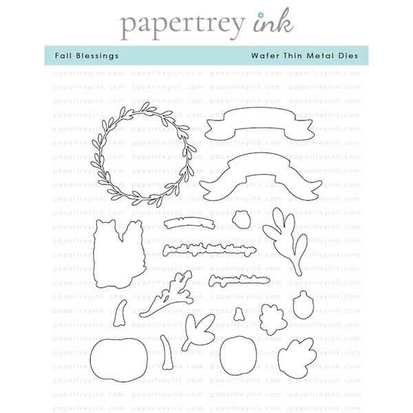 Papertrey Ink Fall Blessings Dies