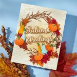 Spellbinders Autumn Greetings Wreath Etched Dies