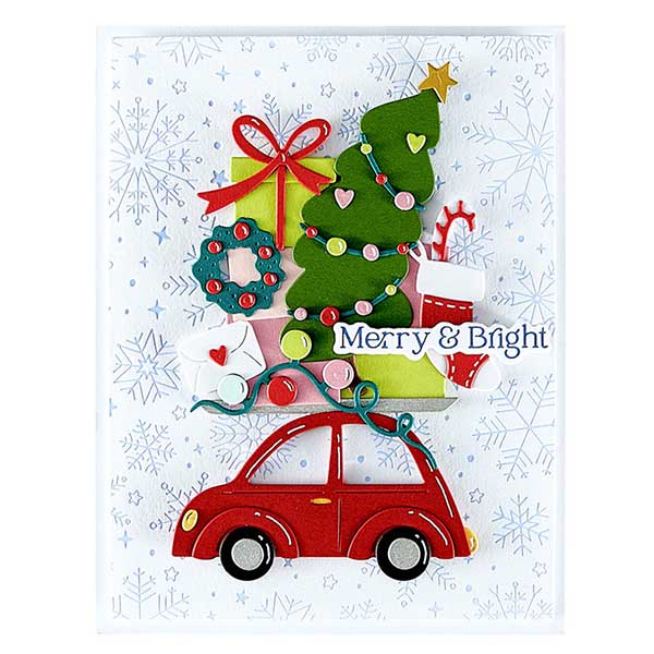 Spellbinders Yuletide Ride Etched Dies