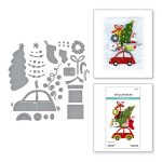 Spellbinders Yuletide Ride Etched Dies