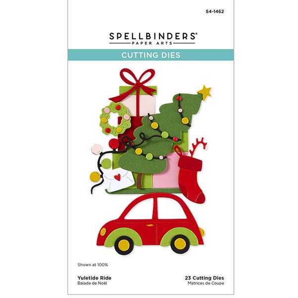 Spellbinders Yuletide Ride Etched Dies