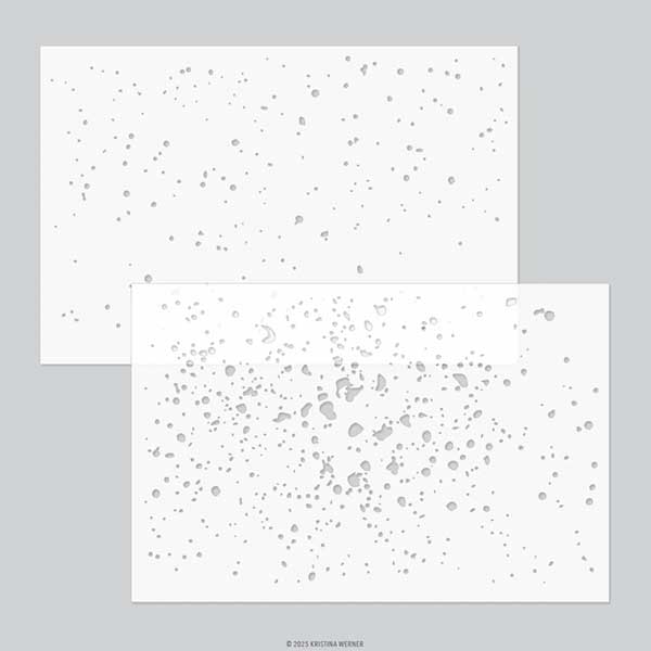 Concord &amp; 9th Kristina Werner Splatter Texture Stencils