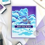 Hero Arts Color Layering Clouds Stencils
