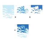 Hero Arts Color Layering Clouds Stencils