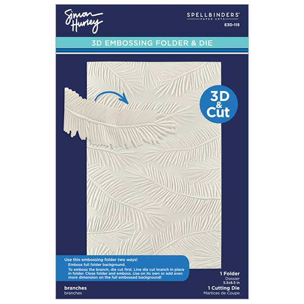 Spellbinders Branches 3D Embossing Folder