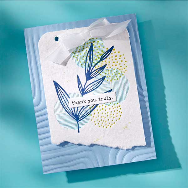 Spellbinder 3D Embossing Folder - Lined Corners