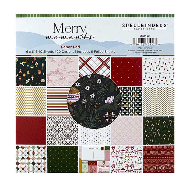 Spellbinders Paper Pad - Merry Moments
