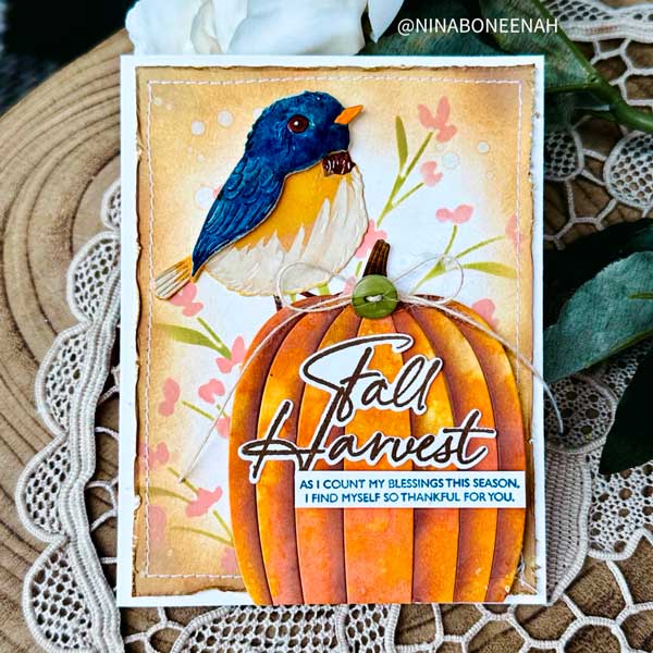 Papertrey Ink Tall Pumpkin Slices Dies